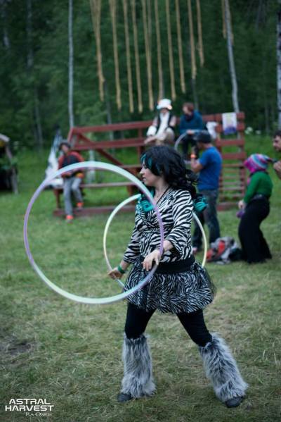 Zebra Kacie at Astral Harvest Photo by Ra Osiris